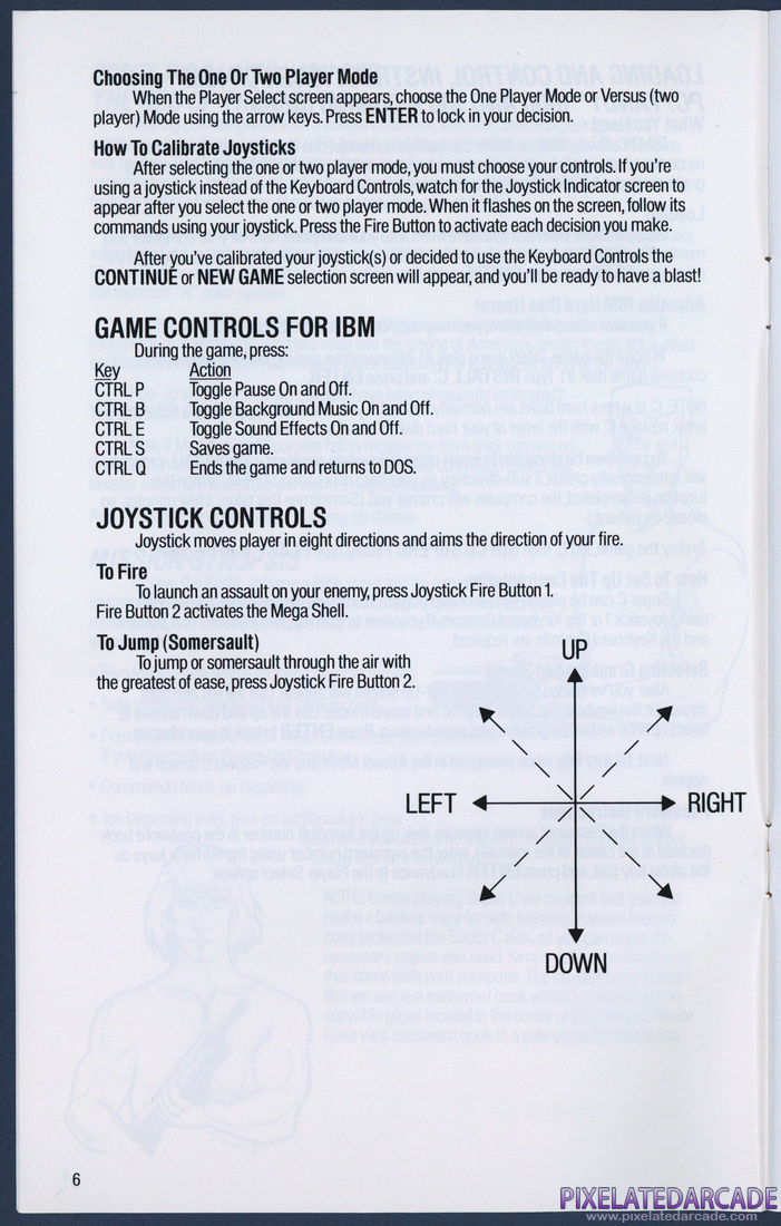 Super Contra: Instruction Manual - Page 6