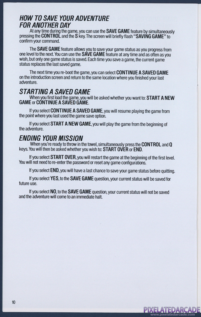 Super Contra: Instruction Manual - Page 10