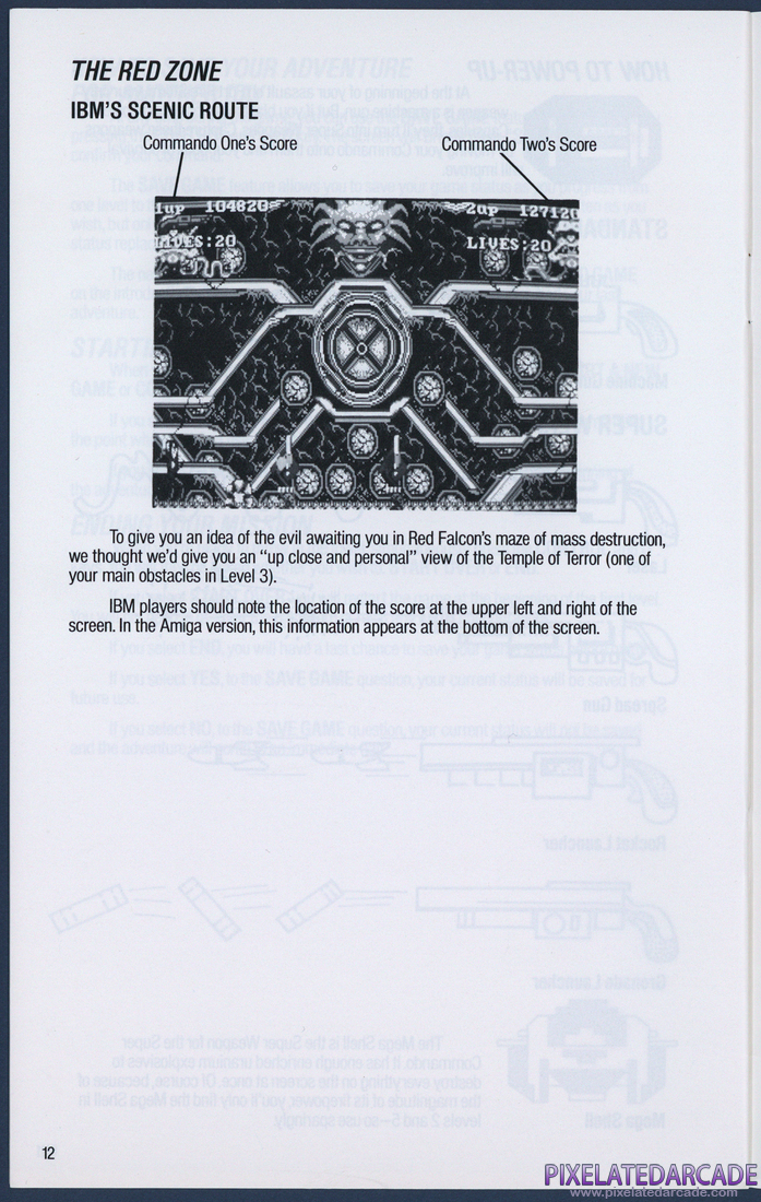 Super Contra: Instruction Manual - Page 12