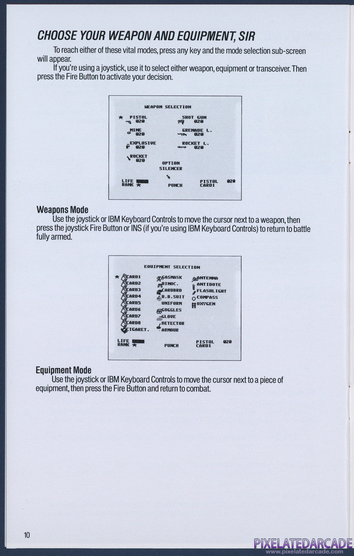 Metal Gear: Instruction Manual - Page 10