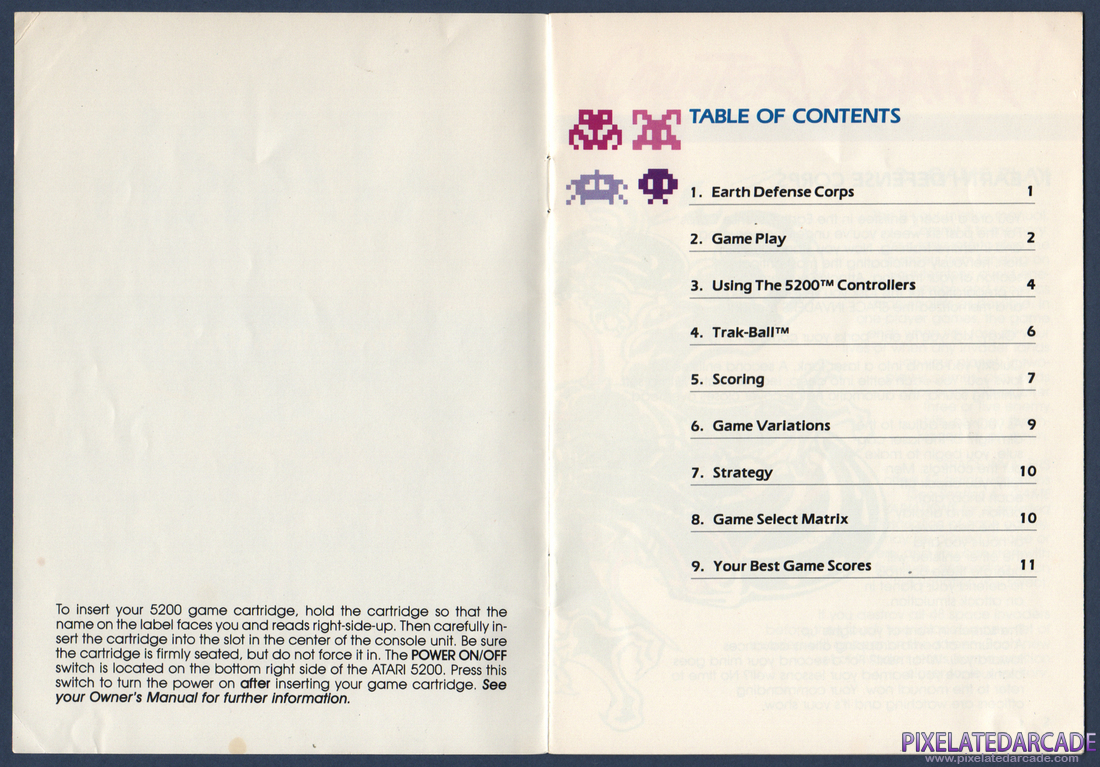 Space Invaders: Instruction Manual - Page 2
