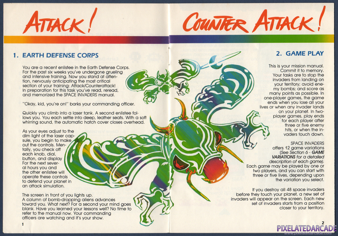 Space Invaders: Instruction Manual - Page 3