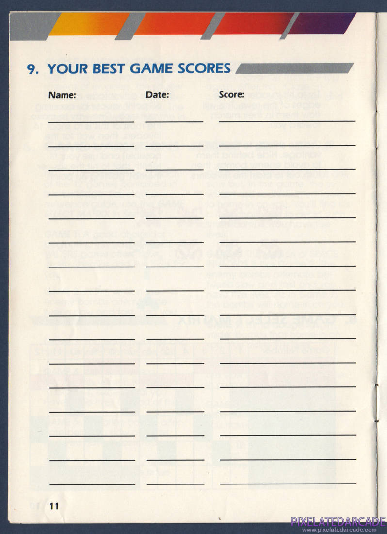 Space Invaders: Instruction Manual - Page 8