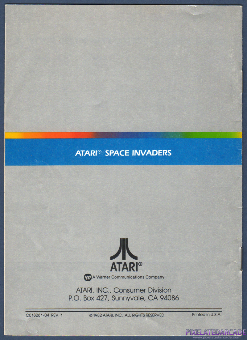 Space Invaders: Instruction Manual - Page 9