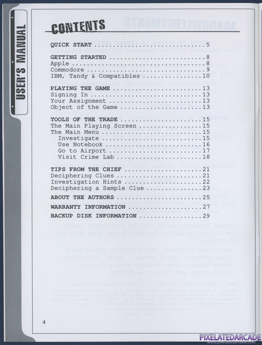 Where in Europe is Carmen Sandiego?: Instruction Manual - Page 4