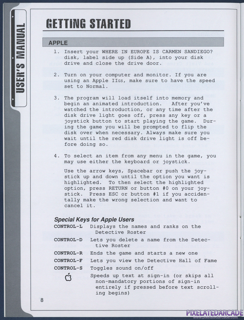Where in Europe is Carmen Sandiego?: Instruction Manual - Page 8