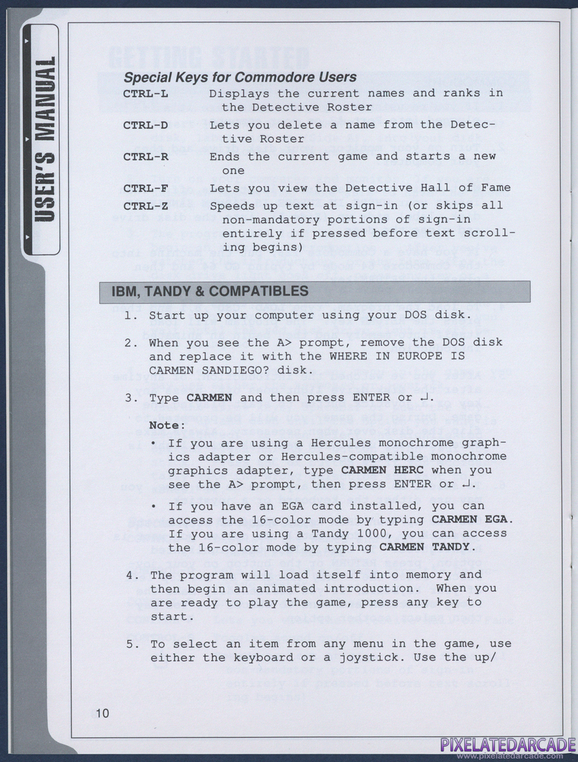 Where in Europe is Carmen Sandiego?: Instruction Manual - Page 10