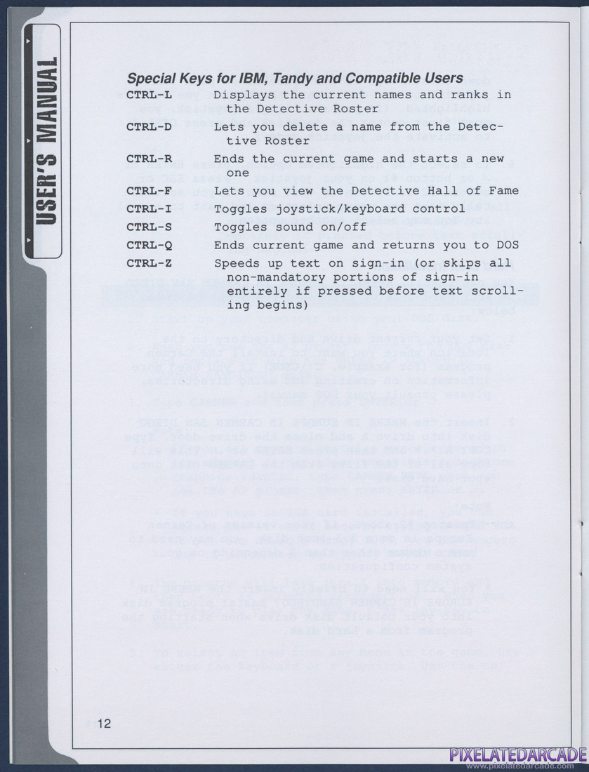 Where in Europe is Carmen Sandiego?: Instruction Manual - Page 12