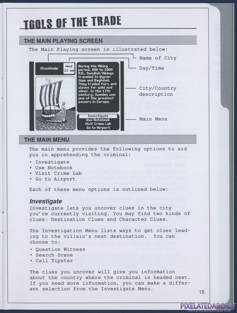Where in Europe is Carmen Sandiego?: Instruction Manual - Page 15