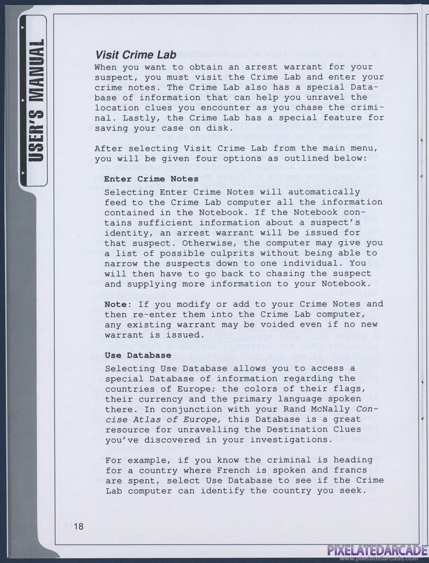 Where in Europe is Carmen Sandiego?: Instruction Manual - Page 18