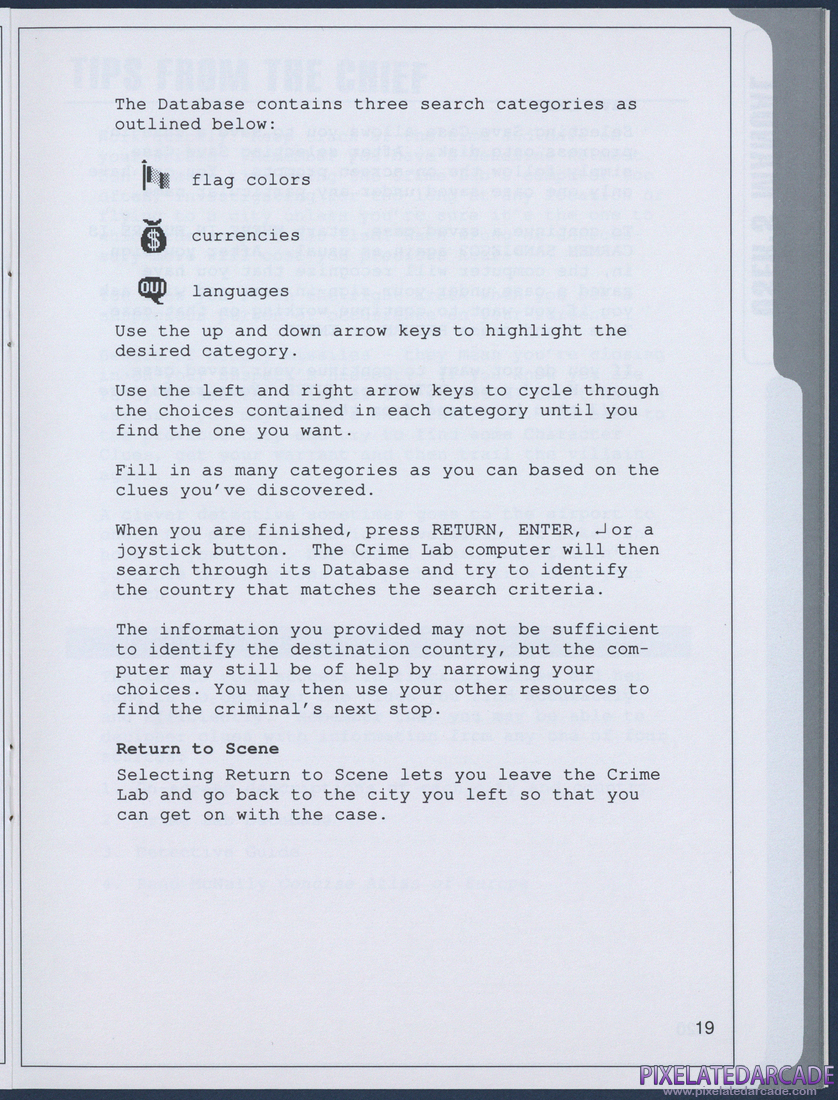 Where in Europe is Carmen Sandiego?: Instruction Manual - Page 19