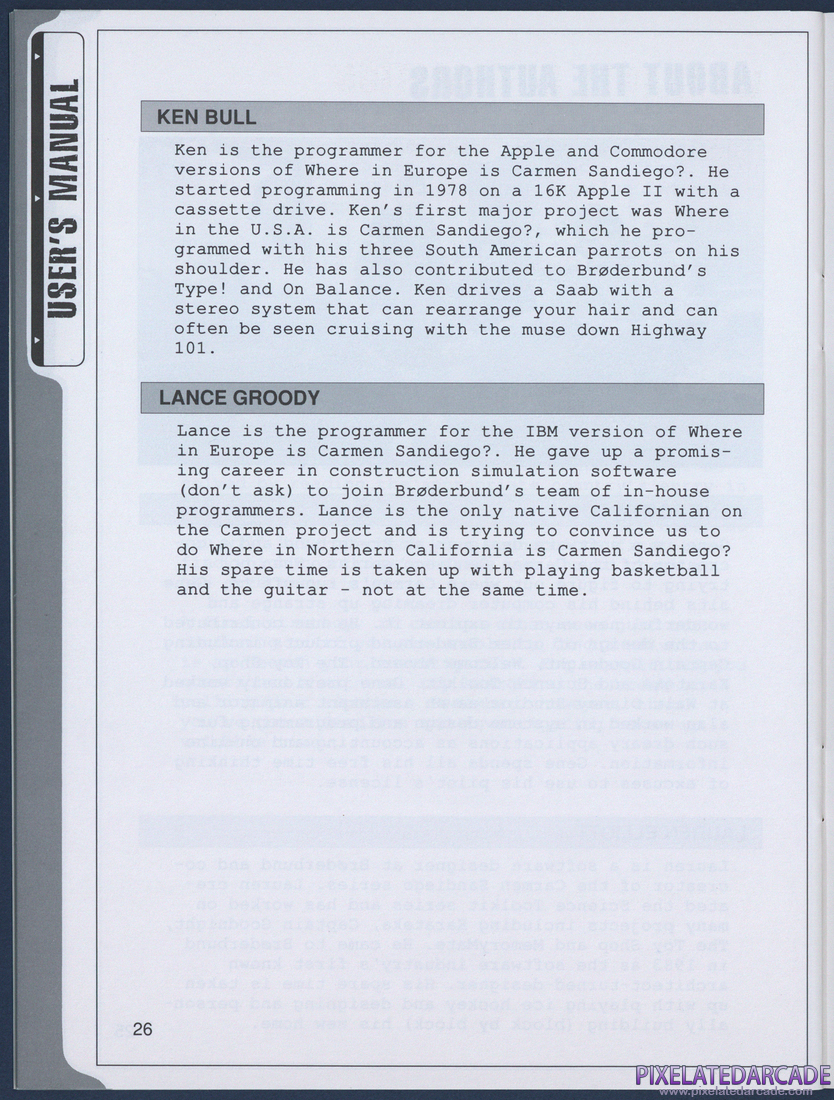Where in Europe is Carmen Sandiego?: Instruction Manual - Page 26