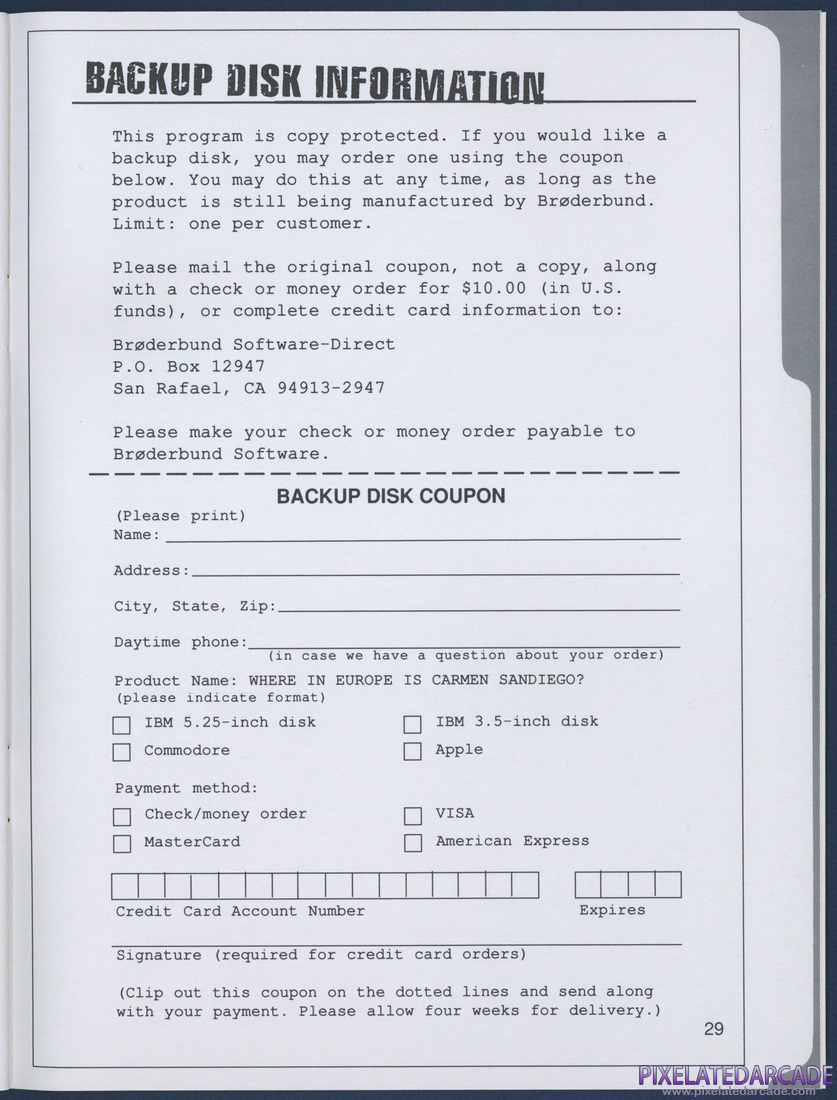 Where in Europe is Carmen Sandiego?: Instruction Manual - Page 29