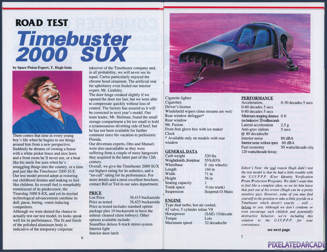 Space Quest IV: Roger Wilco and the Time Rippers: Space Piston Magazine - Page 5