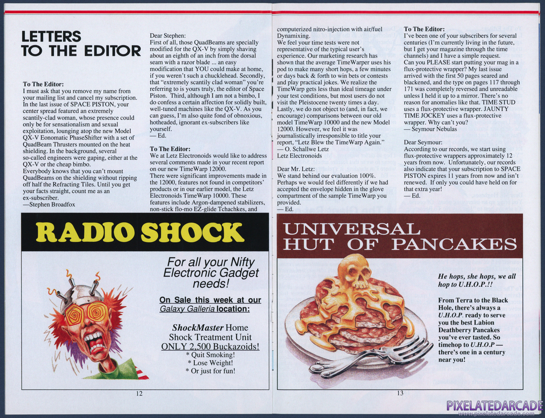 Space Quest IV: Roger Wilco and the Time Rippers: Space Piston Magazine - Page 8