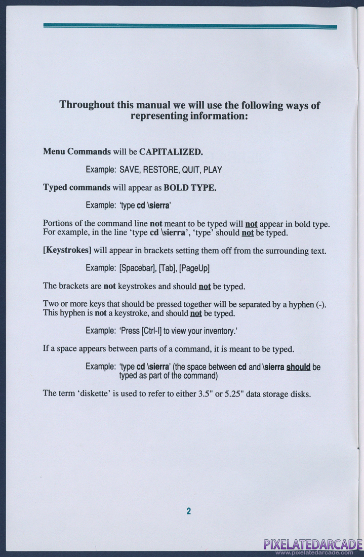 Space Quest IV: Roger Wilco and the Time Rippers: Sierra Game Manual - Page 2