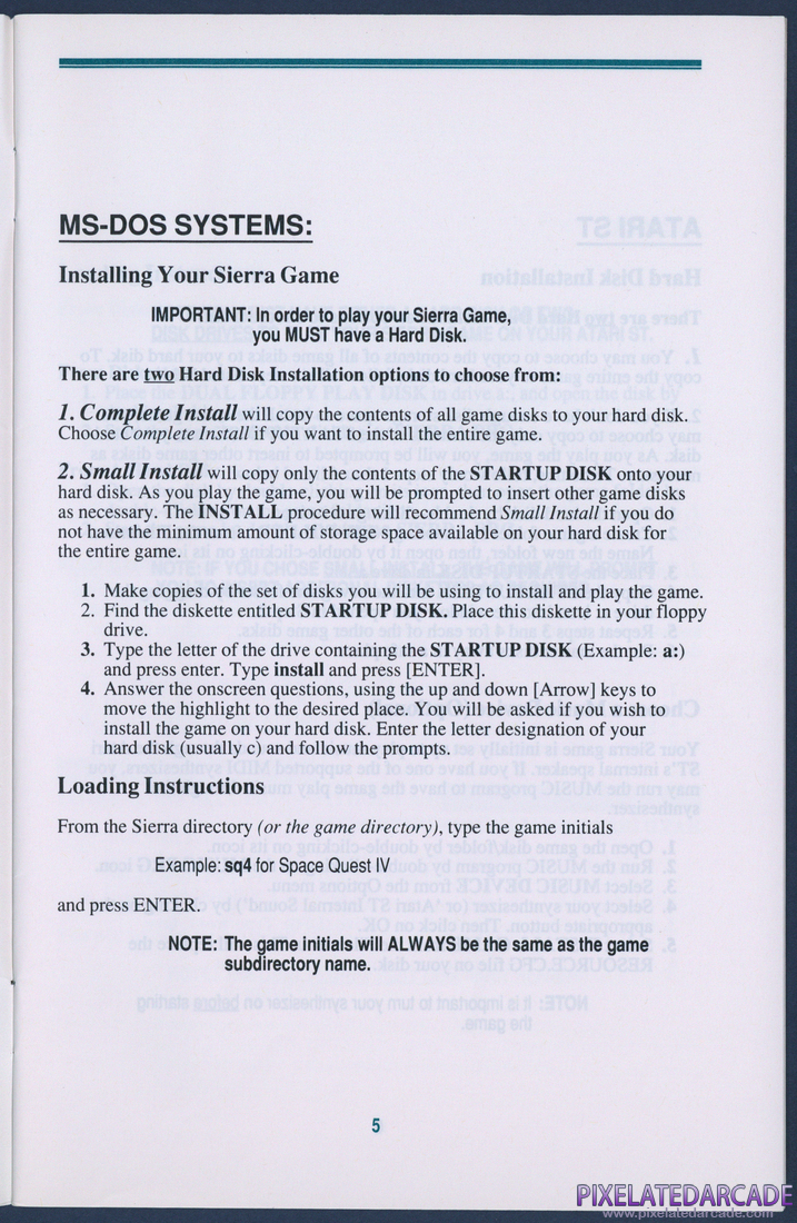 Space Quest IV: Roger Wilco and the Time Rippers: Sierra Game Manual - Page 5