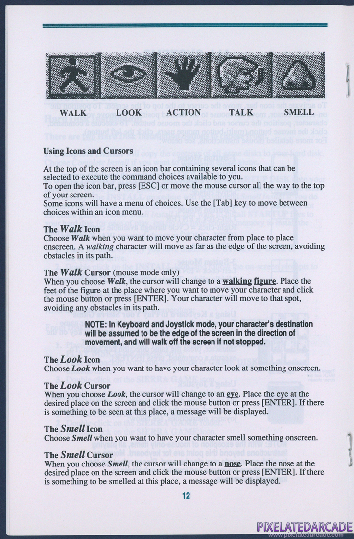 Space Quest IV: Roger Wilco and the Time Rippers: Sierra Game Manual - Page 12