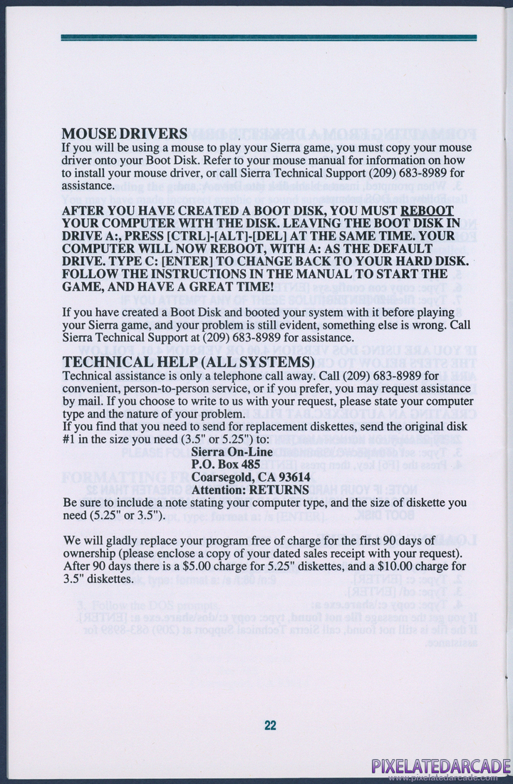Space Quest IV: Roger Wilco and the Time Rippers: Sierra Game Manual - Page 22