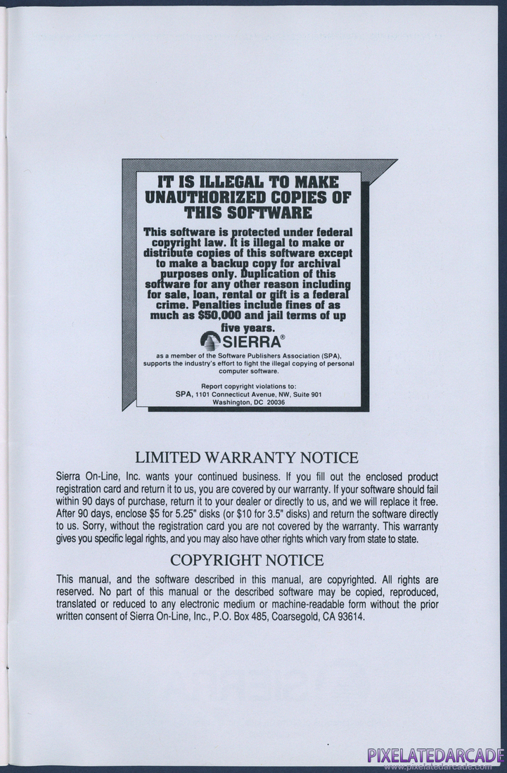 Space Quest IV: Roger Wilco and the Time Rippers: Sierra Game Manual - Page 23