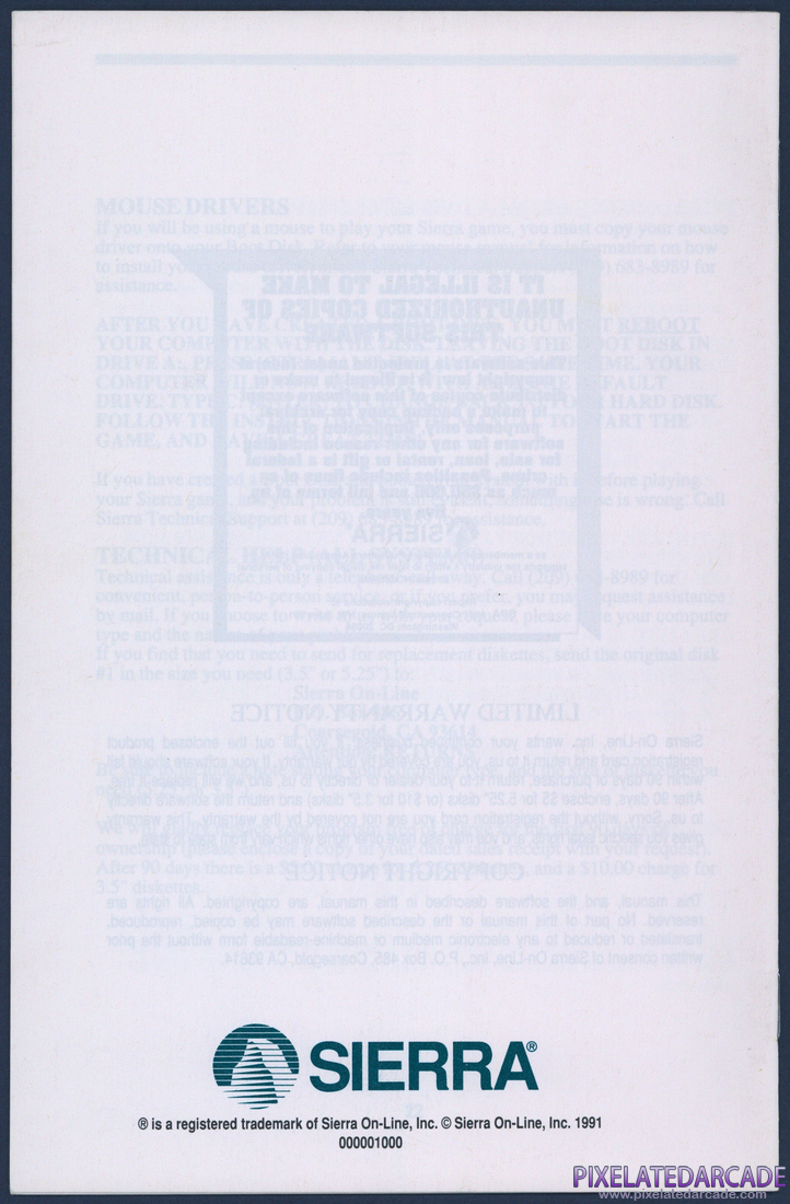 Space Quest IV: Roger Wilco and the Time Rippers: Sierra Game Manual - Page 24