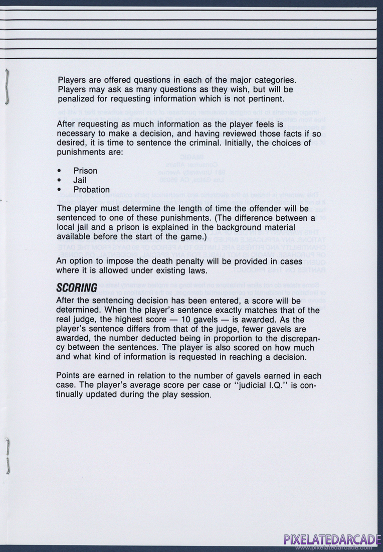 Crime and Punishment: Instruction Manual - Page 5