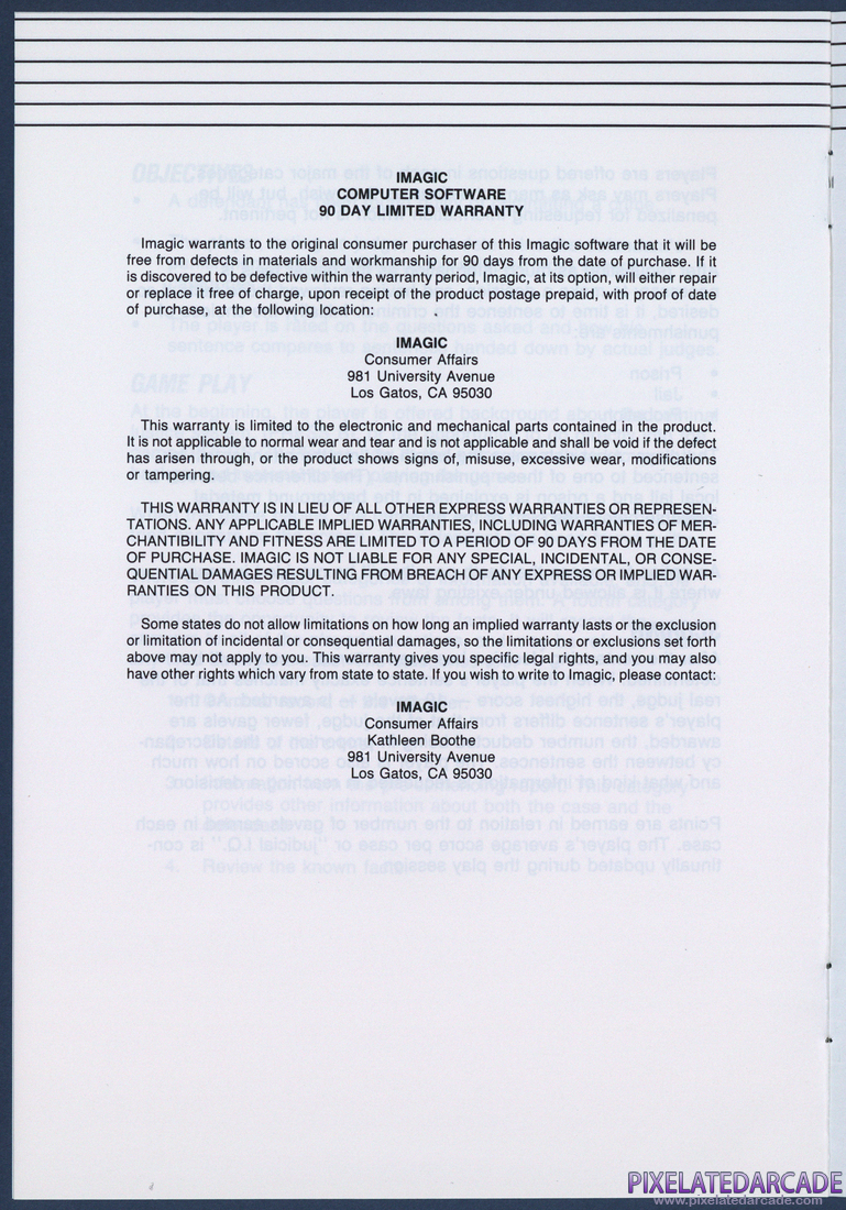 Crime and Punishment: Instruction Manual - Page 6