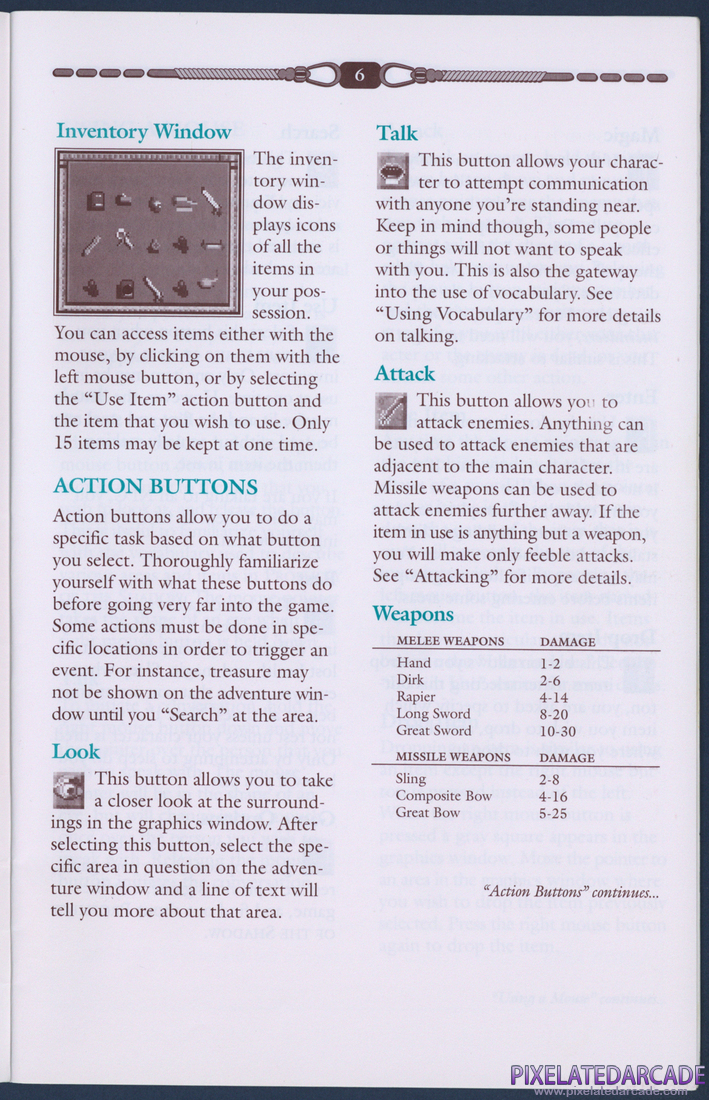 Prophecy of the Shadow: Instruction Manual - Page 6