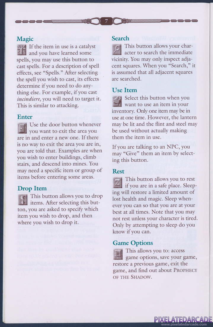 Prophecy of the Shadow: Instruction Manual - Page 7