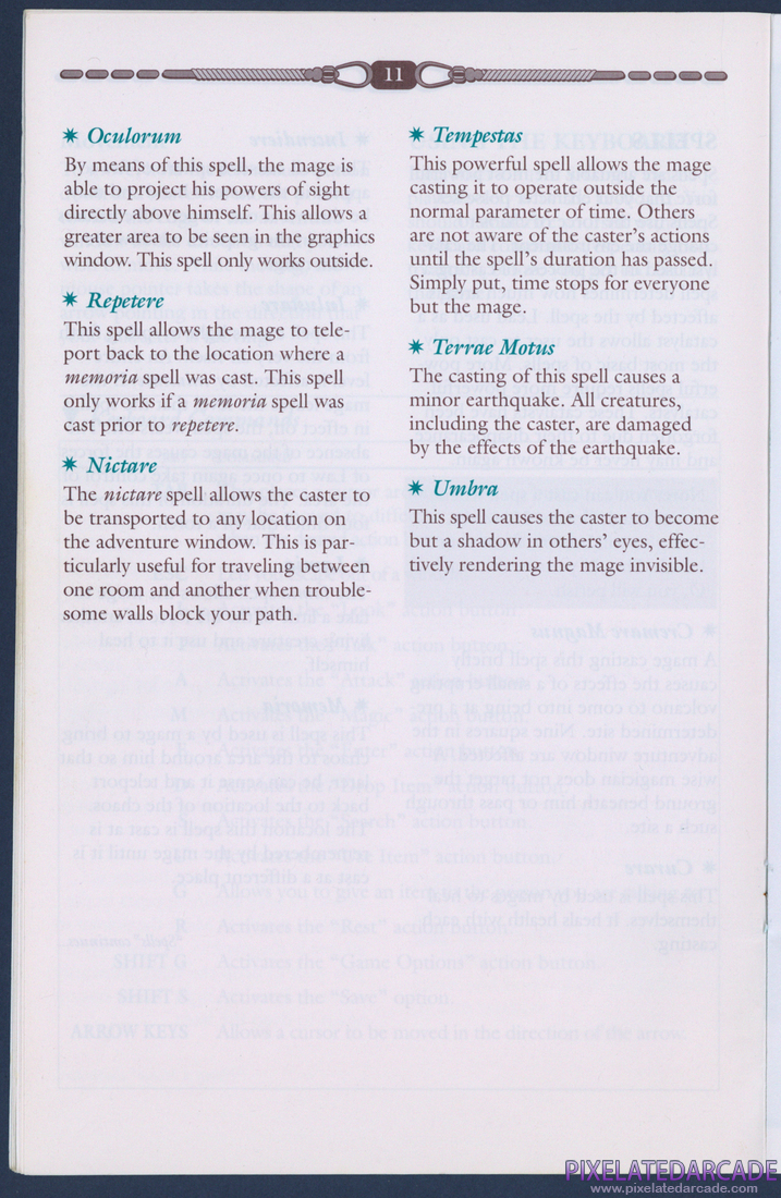 Prophecy of the Shadow: Instruction Manual - Page 11