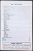 Table of Contents