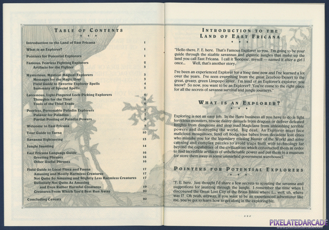 Quest for Glory III: Wages of War: Famous Explorers' Correspondence Course - Page 3