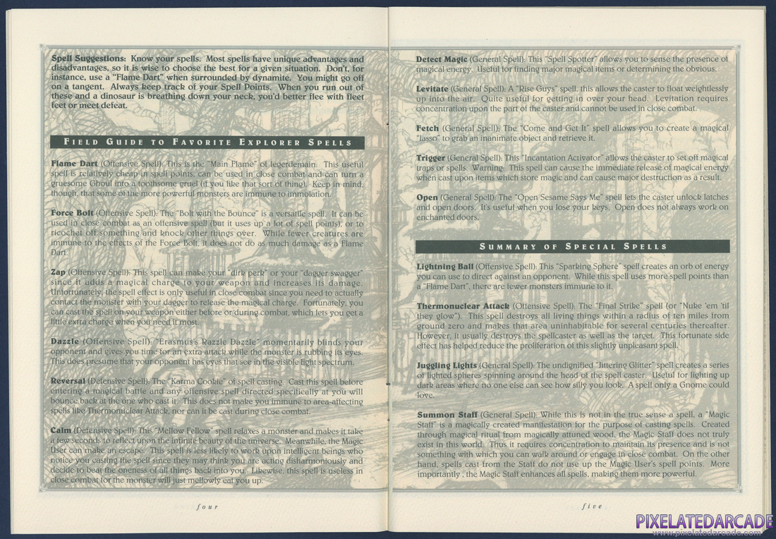 Quest for Glory III: Wages of War: Famous Explorers' Correspondence Course - Page 5