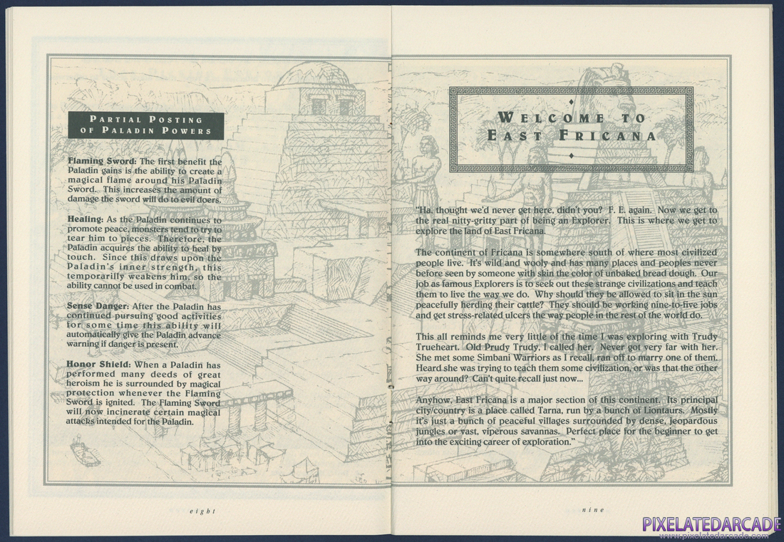 Quest for Glory III: Wages of War: Famous Explorers' Correspondence Course - Page 7