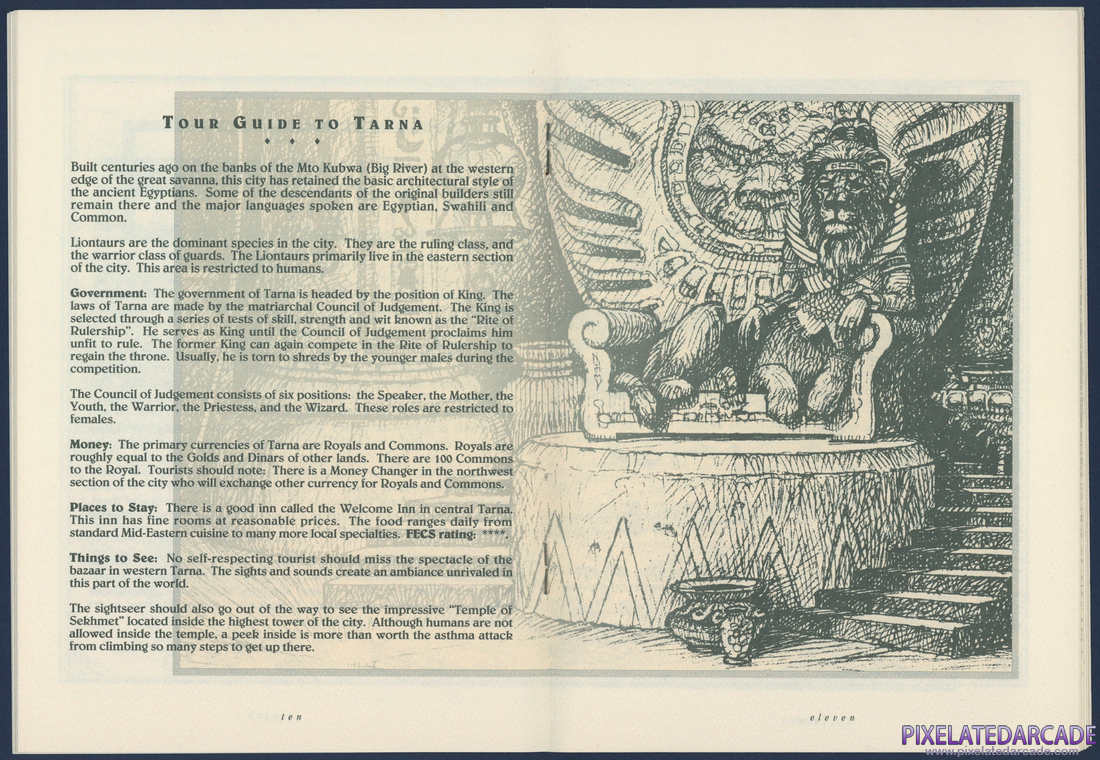 Quest for Glory III: Wages of War: Famous Explorers' Correspondence Course - Page 8