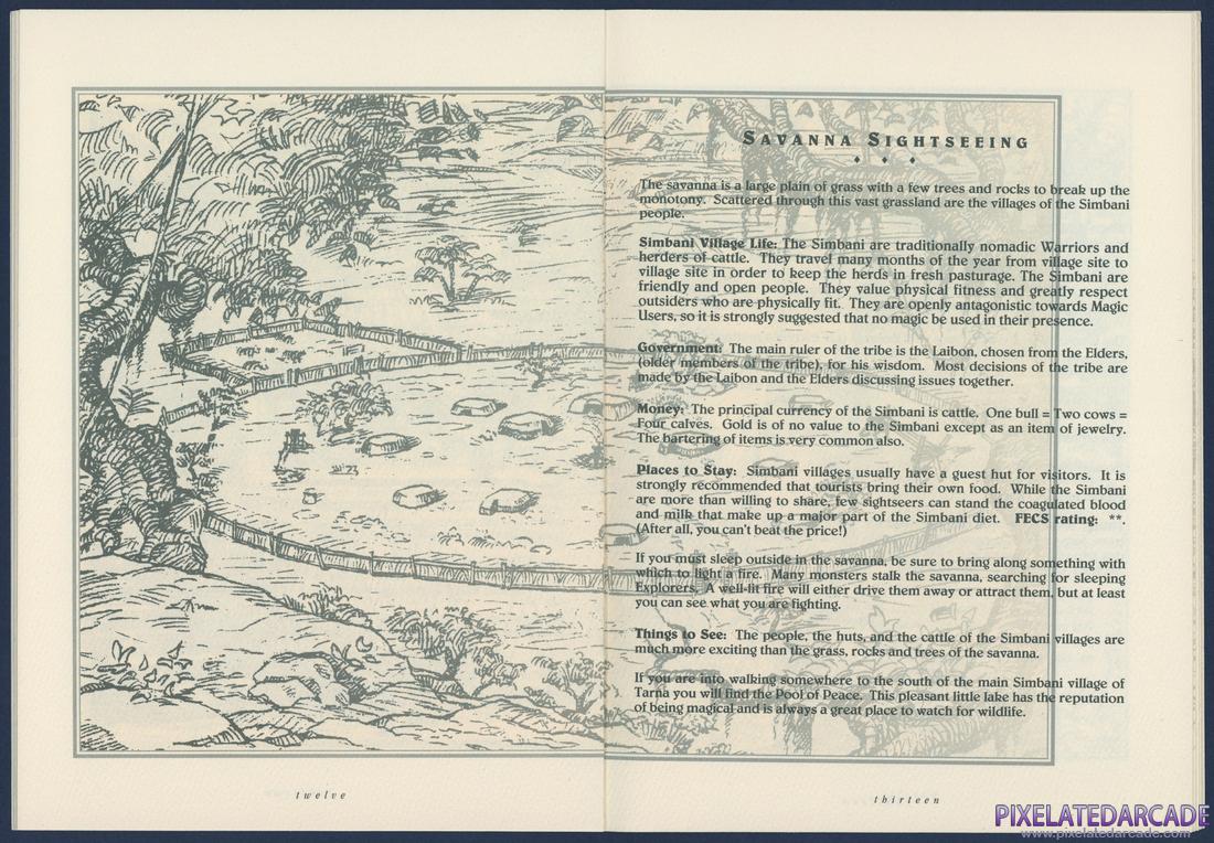 Quest for Glory III: Wages of War: Famous Explorers' Correspondence Course - Page 9