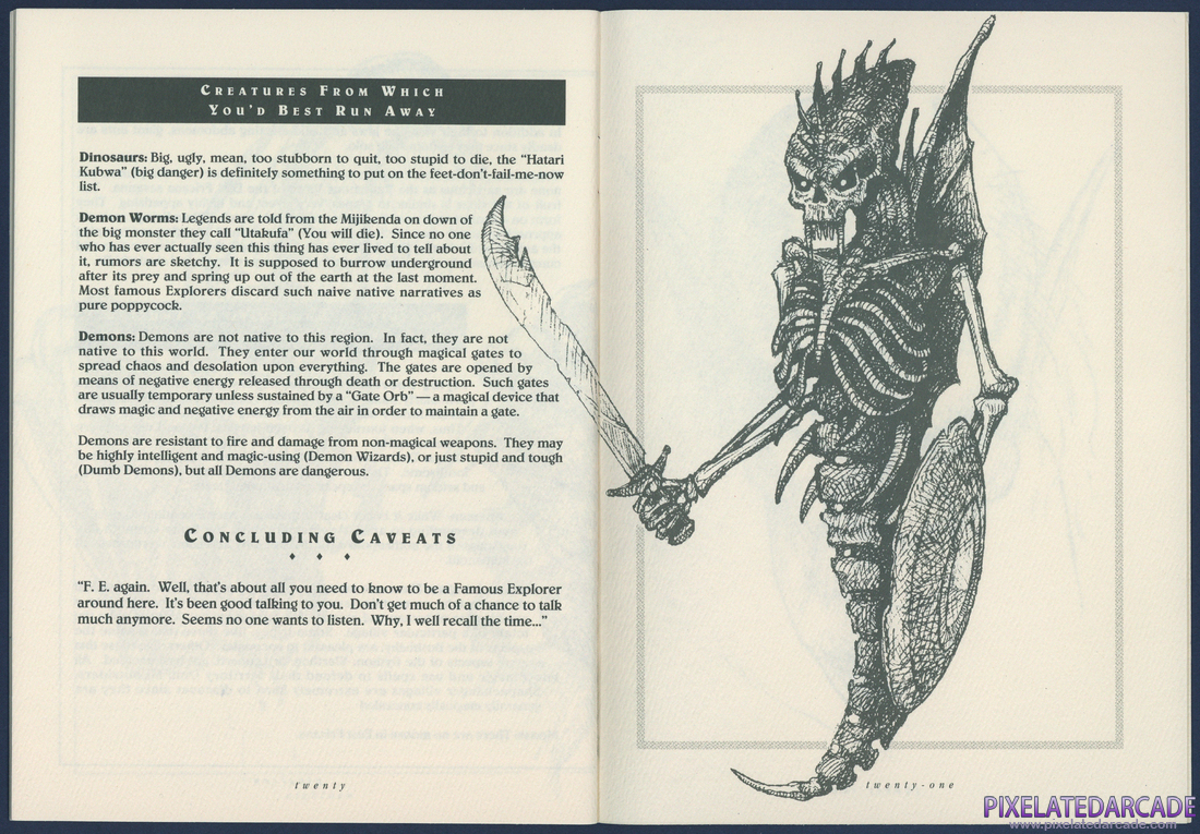 Quest for Glory III: Wages of War: Famous Explorers' Correspondence Course - Page 13