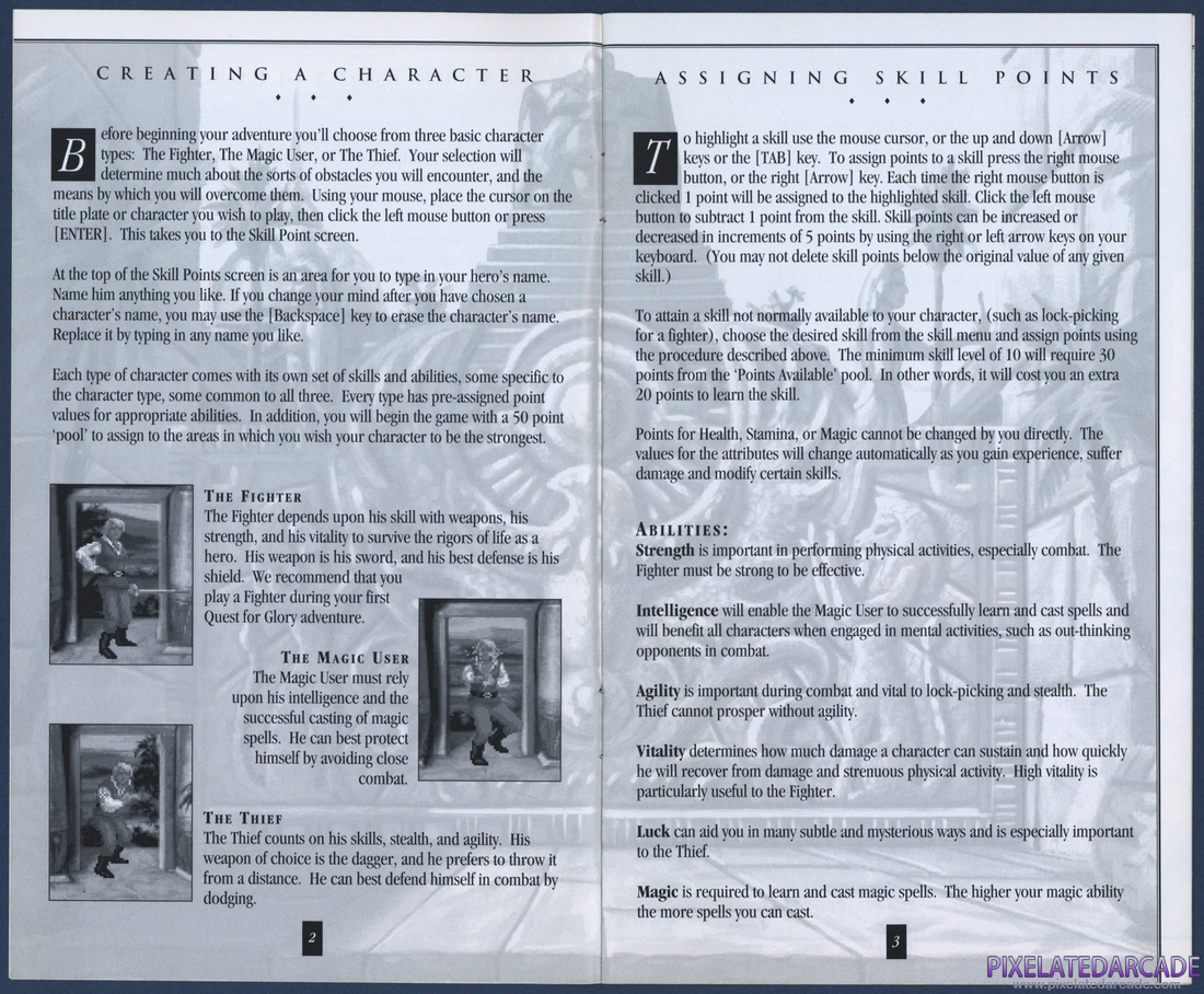 Quest for Glory III: Wages of War: Technical Manual - Page 3