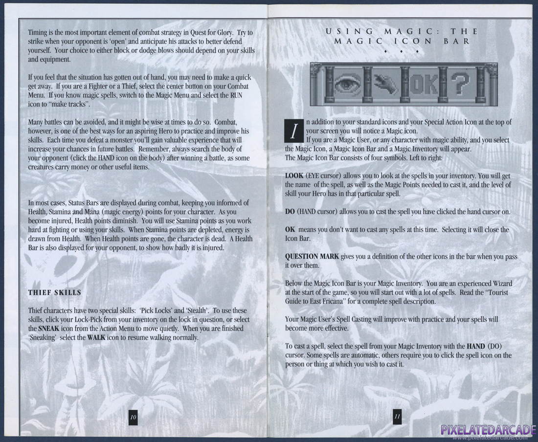 Quest for Glory III: Wages of War: Technical Manual - Page 7