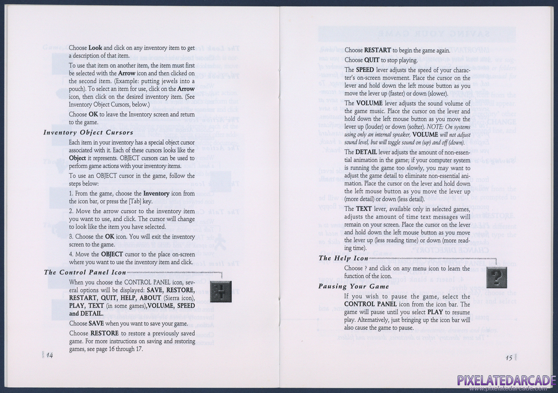 Quest for Glory III: Wages of War: Sierra Game Manual - Page 8