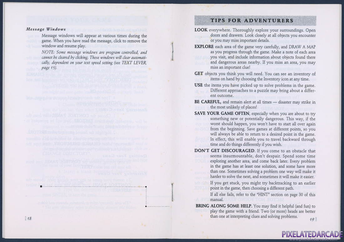 Quest for Glory III: Wages of War: Sierra Game Manual - Page 10
