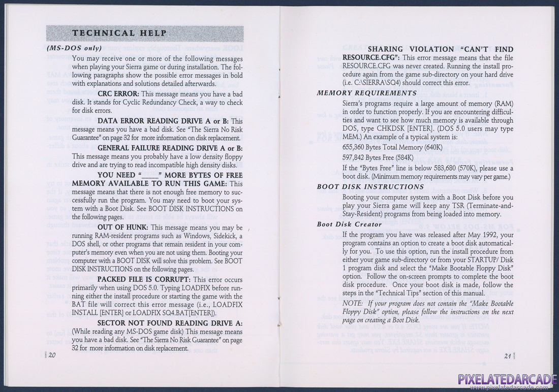 Quest for Glory III: Wages of War: Sierra Game Manual - Page 11