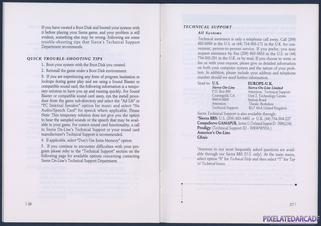 Quest for Glory III: Wages of War: Sierra Game Manual - Page 14