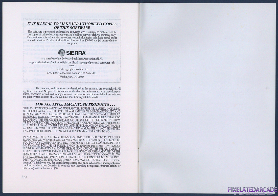 Quest for Glory III: Wages of War: Sierra Game Manual - Page 19