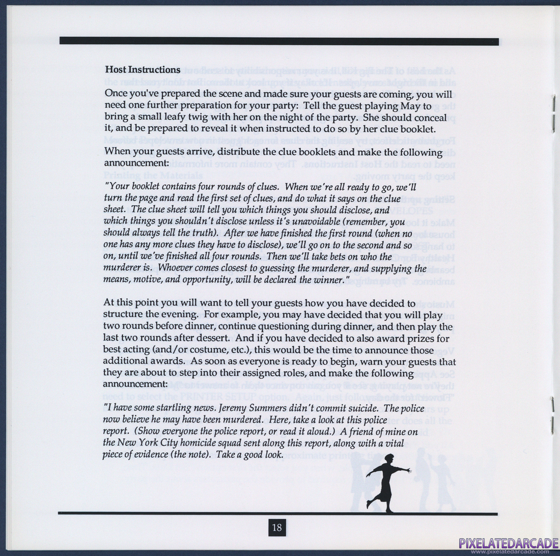 Make Your Own Murder Party: Instruction Manual - Page 18