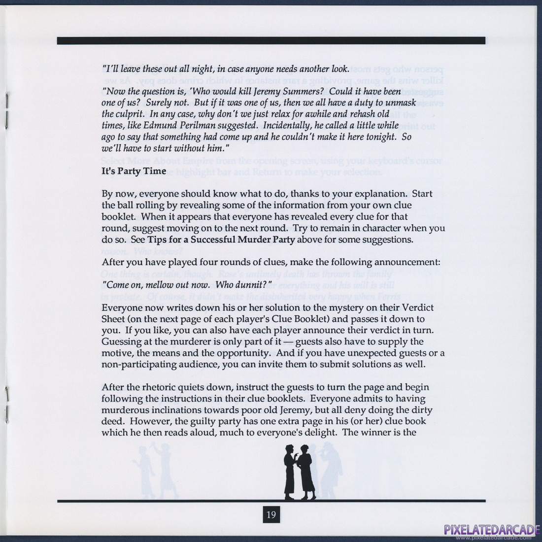 Make Your Own Murder Party: Instruction Manual - Page 19