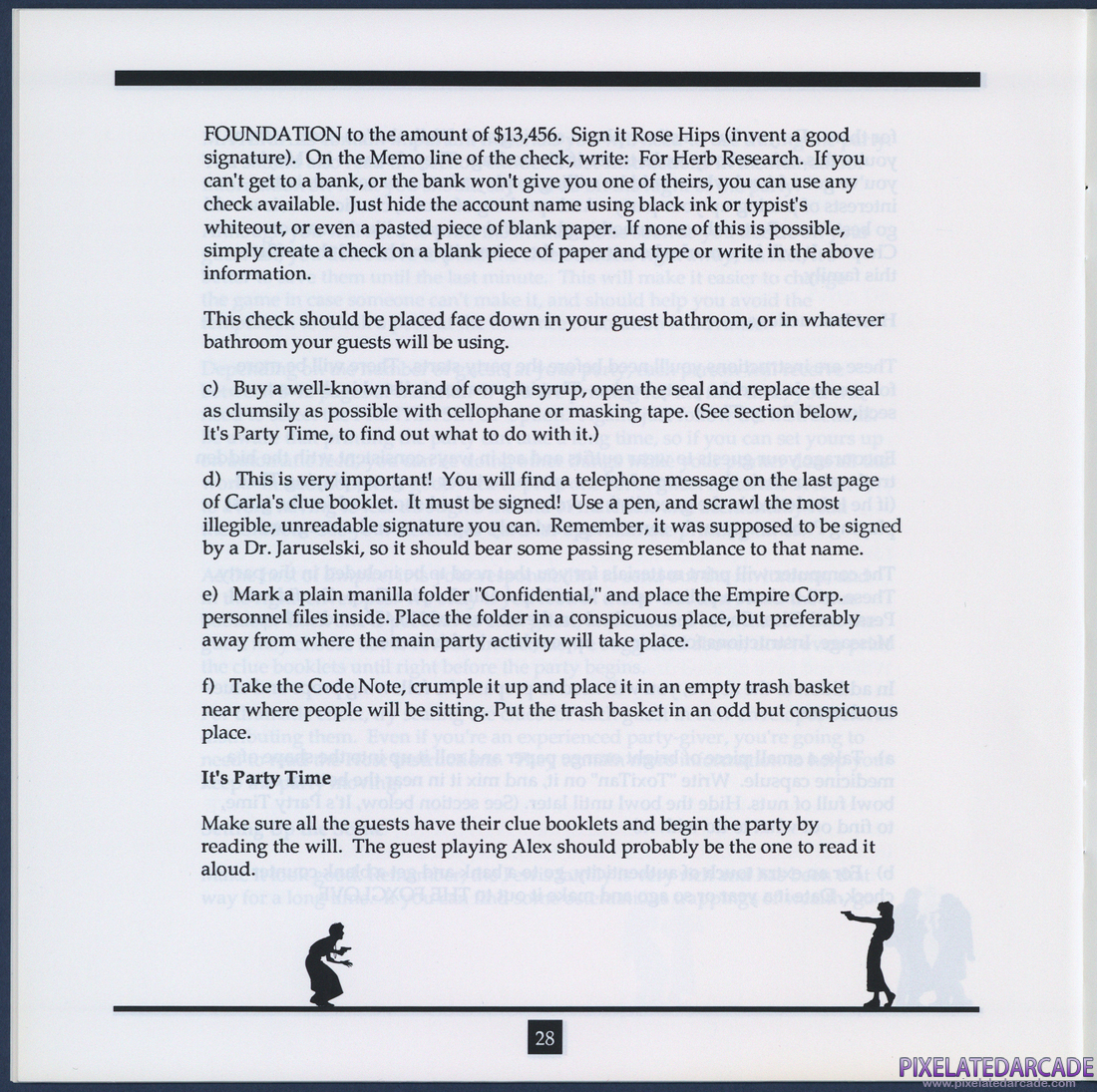 Make Your Own Murder Party: Instruction Manual - Page 28