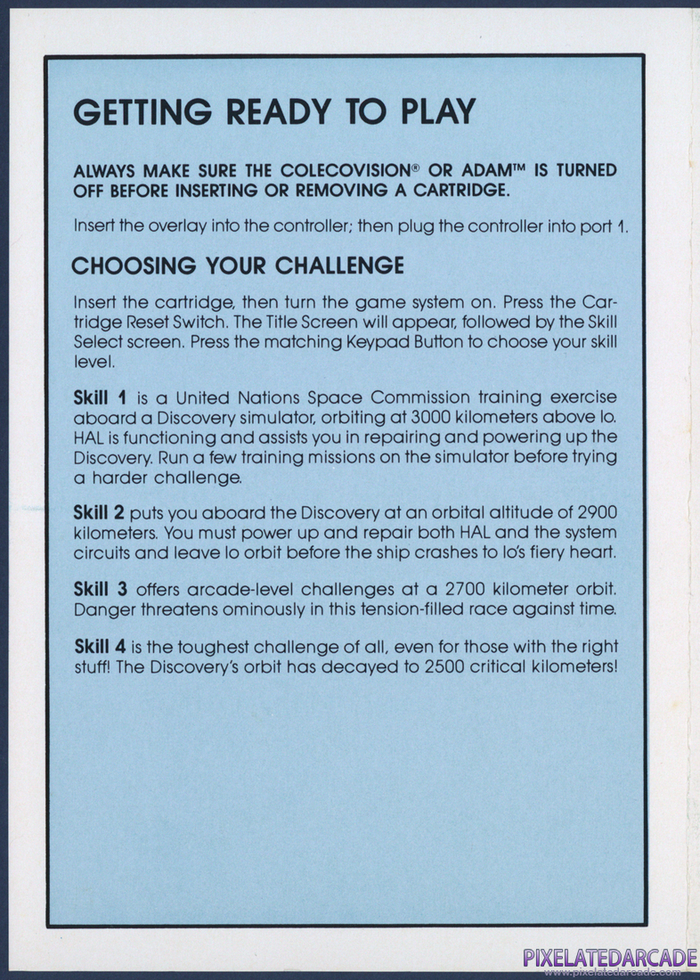 2010: The Graphic Action Game: Engineering Repair Card - Page 5