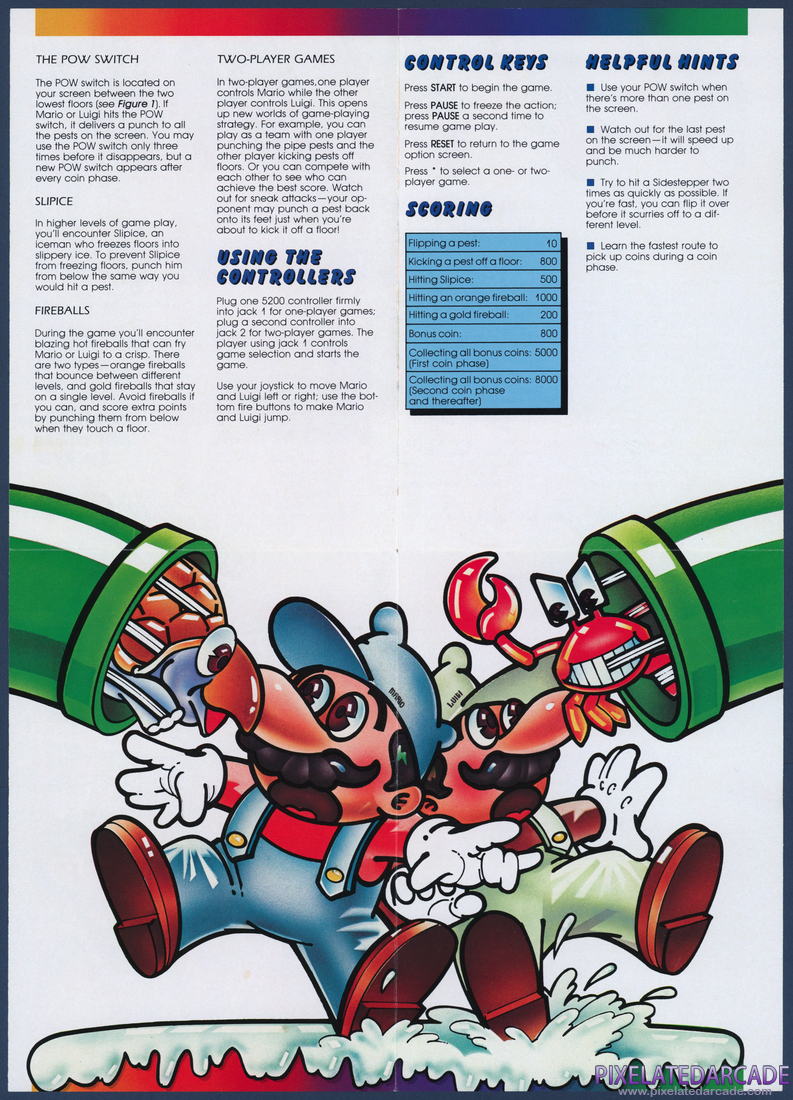 Mario Bros.: Instruction Manual - Page 3