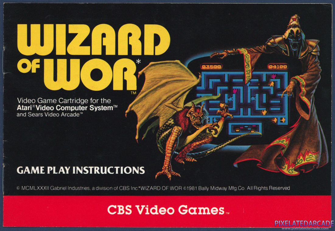 Wizard of Wor: Instruction Manual - Page 1